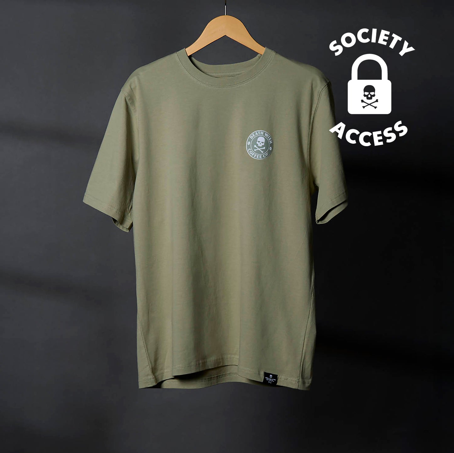 Use your coffee subscription to unlock early access to the Death Wish Coffee Dropout Collegiate Tee.