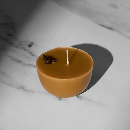 A top down view of the Coffee Candle Refill.