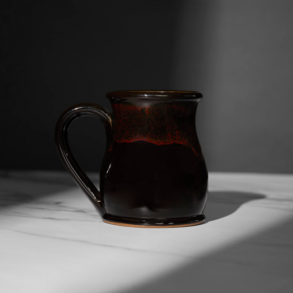 The back of the Death Wish Coffee Eternal Embrace Resurrected Relic Mug.