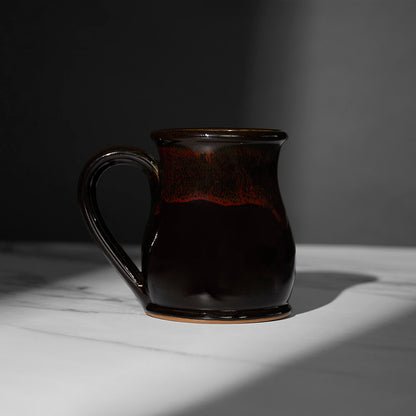 The back of the Death Wish Coffee Eternal Embrace Resurrected Relic Mug.