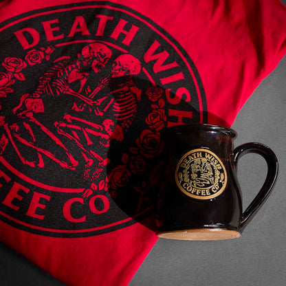 The Death Wish Coffee Lovers Long Sleeve with the matching mug sold separately.