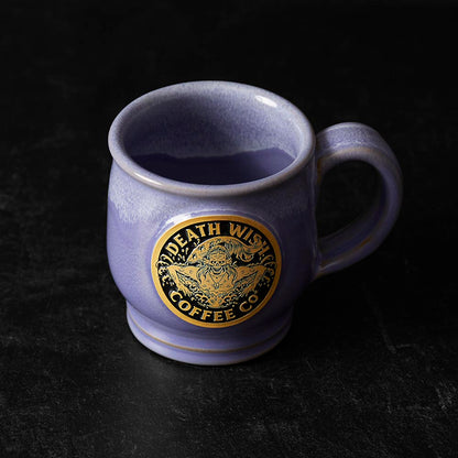 A top down view of the Death Wish Coffee Make Waves Mug.