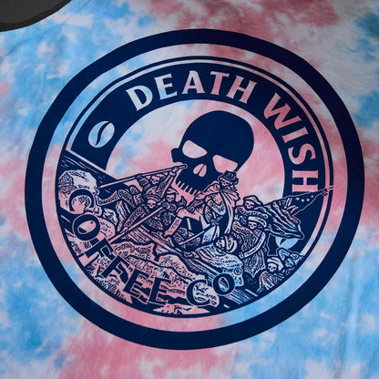 A detail photo of the front of the Death Wish Coffee All-American Tank.
