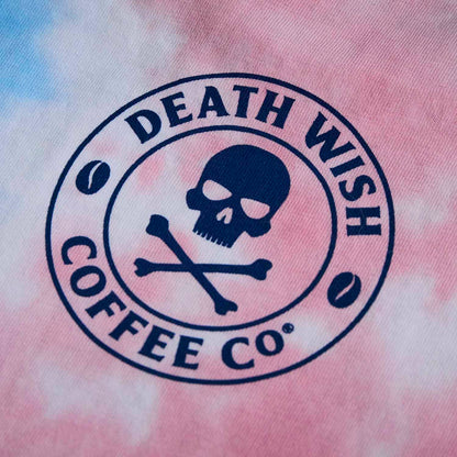 A detail photo of the back of the Death Wish Coffee All-American Tank.