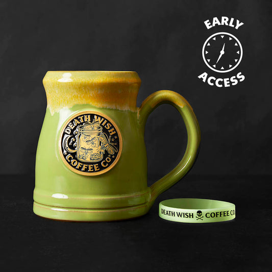 Unlock early access to the Death Wish Coffee Firefly Tankard.