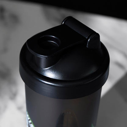 The top of the Death Wish Coffee Lightning in a Shaker Bottle.