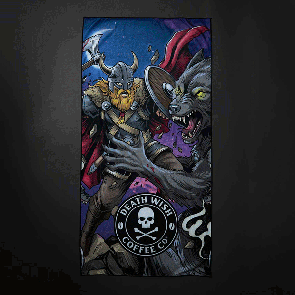 Berserker Beach Towel – Death Wish Coffee
