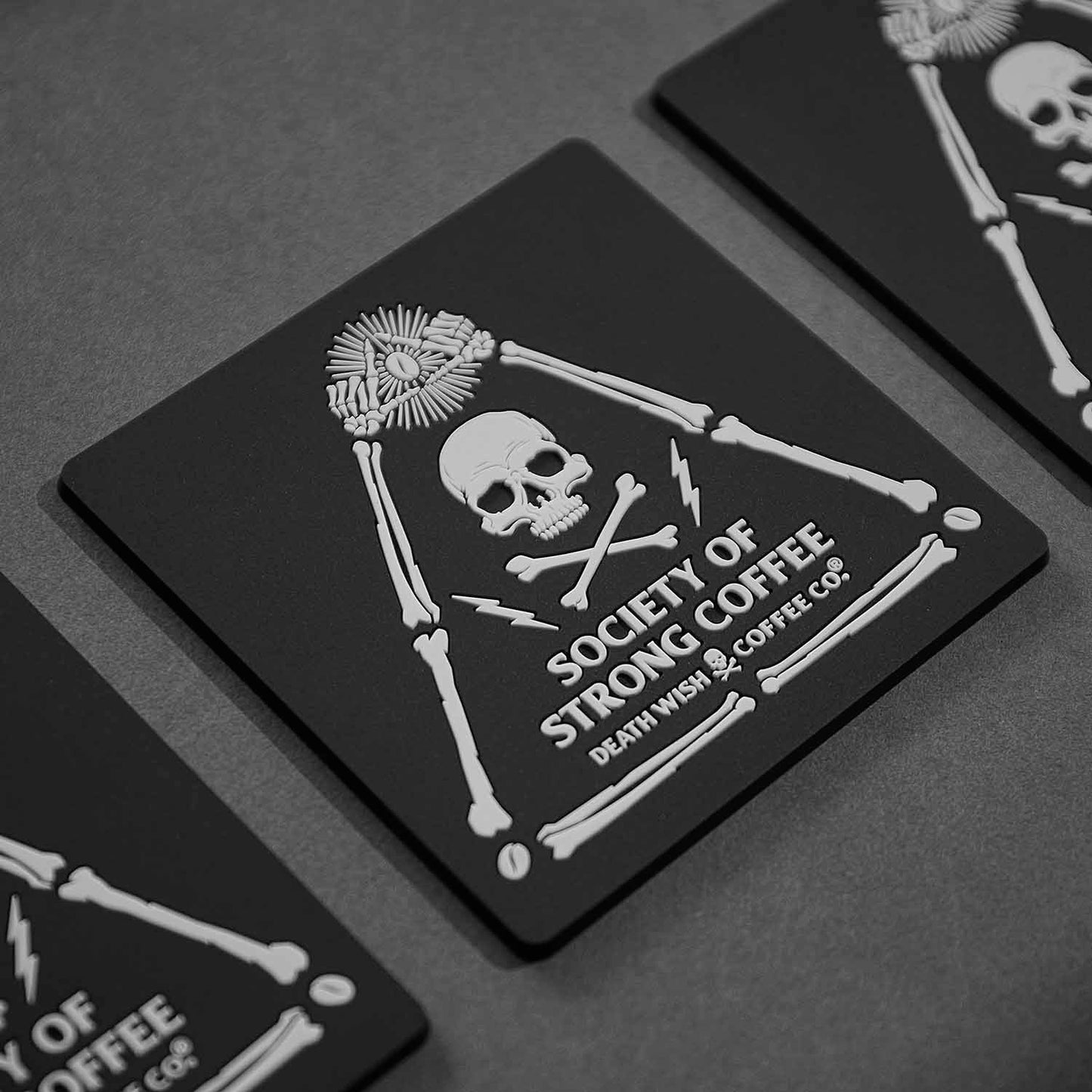 Society of Strong Coffee Coaster Set