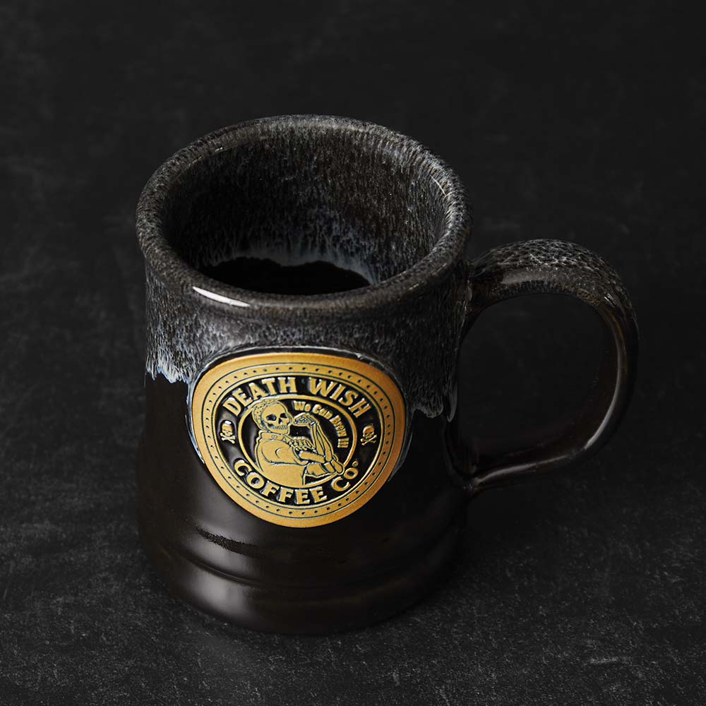 A top down view of the Rosie the Riveter Resurrected Relic Mug.