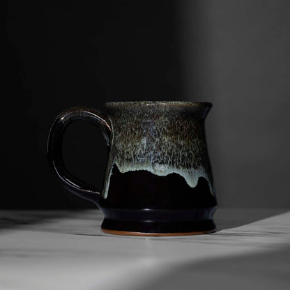 The back of the Death Wish Coffee Baba Yaga Mug.
