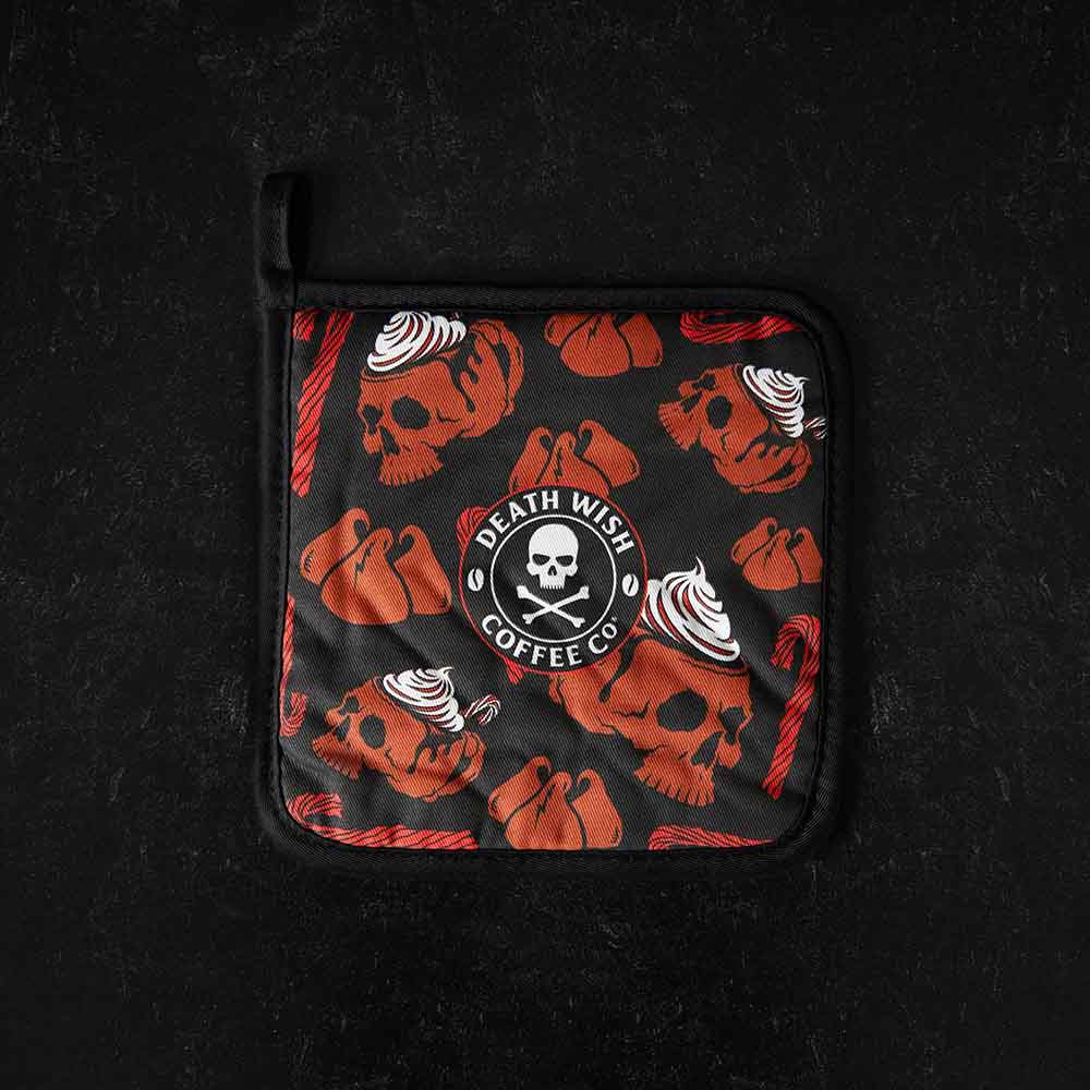 Death Wish Coffee Peppermint Mocha Pot Holder.