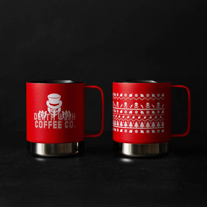 Death Wish Coffee Don't Flake On Me Mug Set.
