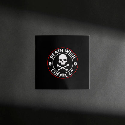 The back of the Death Wish Coffee Medallion Meditations Coloring Book.