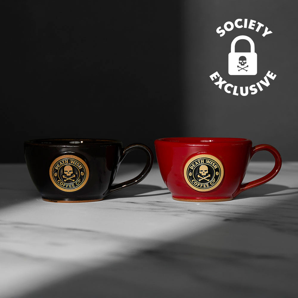 The Death Wish Coffee Double or Nothing Espresso Set.