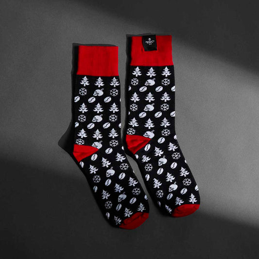 Death Wish Coffee Skullflake Socks.