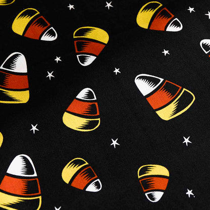 A close up of the Death Wish Coffee Trick or Treat Tea Towel Set.