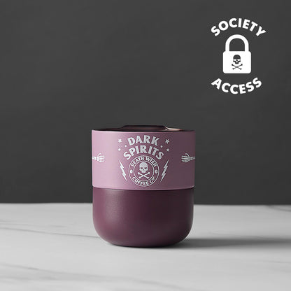 Unlock society access to the Death Wish Coffee Dark Spirits 8oz Klean Kanteen.