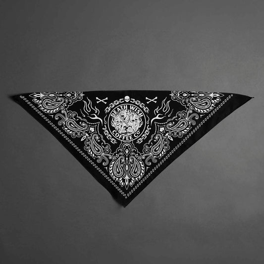 The Death Wish Coffee Hell Hound Pet Bandana.