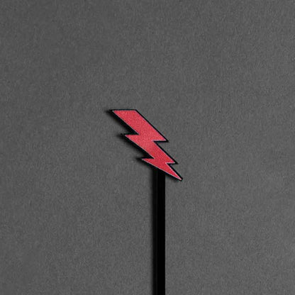 The lightning bolt stir stick from the Death Wish Coffee Stir Stick Set.