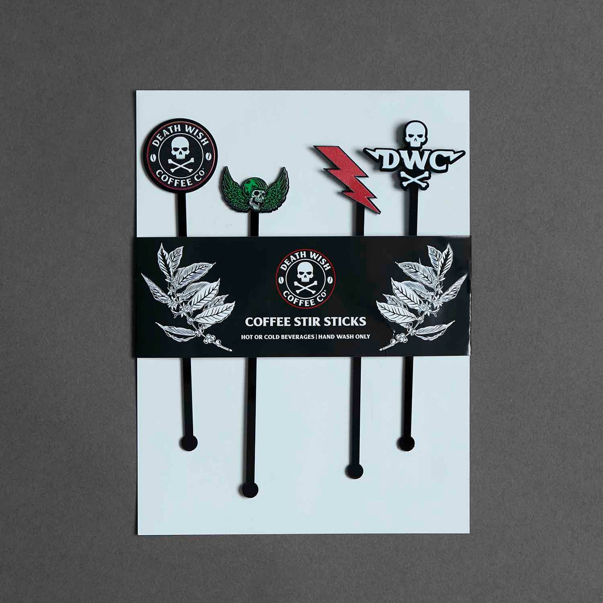 The Death Wish Stir Stick Set.