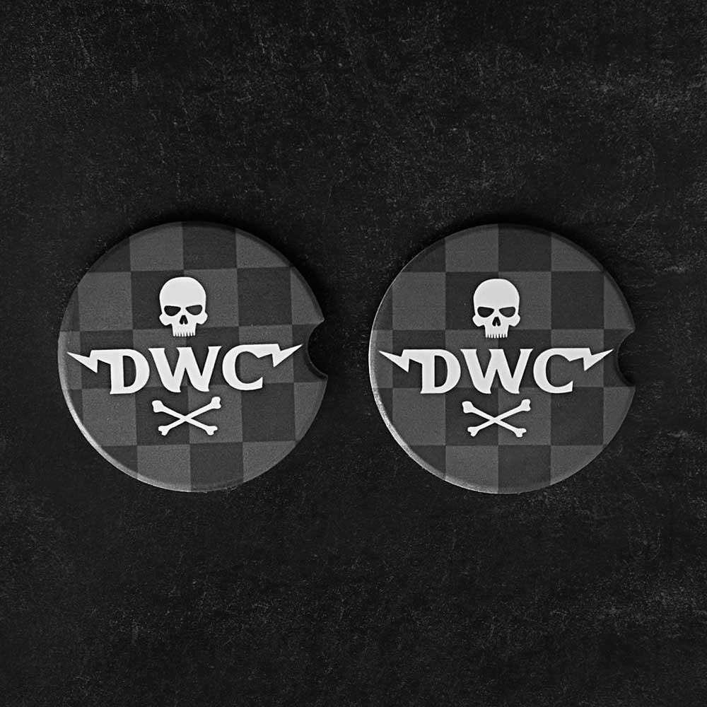 Death Wish Coffee Thrills & Spills Car Coaster - Set of 2