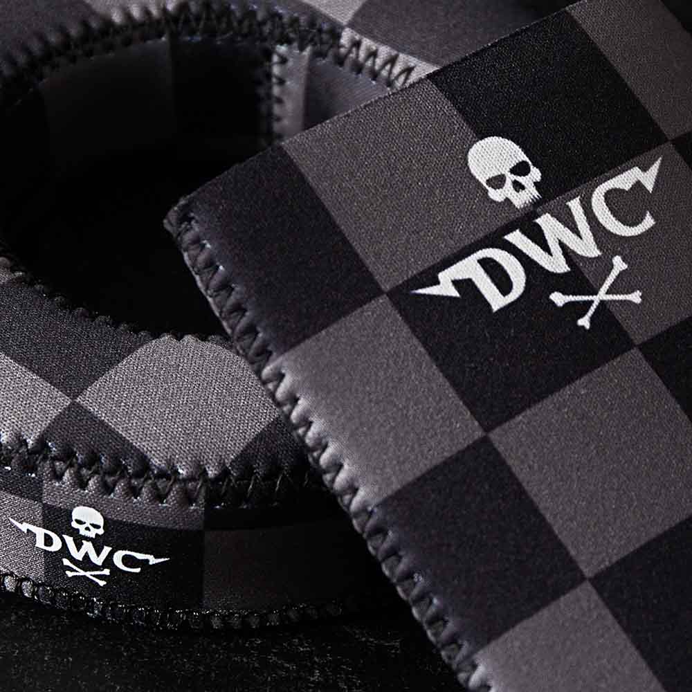 Close up of the Death Wish Coffee Float Away Koozie Set.