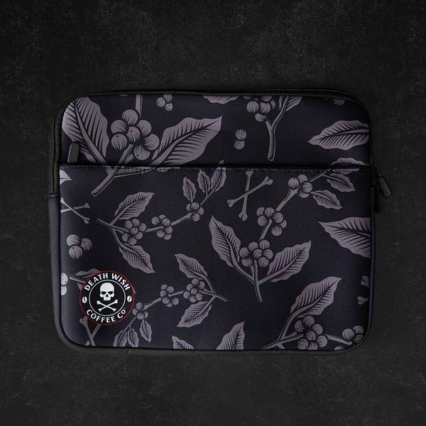 Let It Bloom Laptop Sleeve Death Wish Coffee