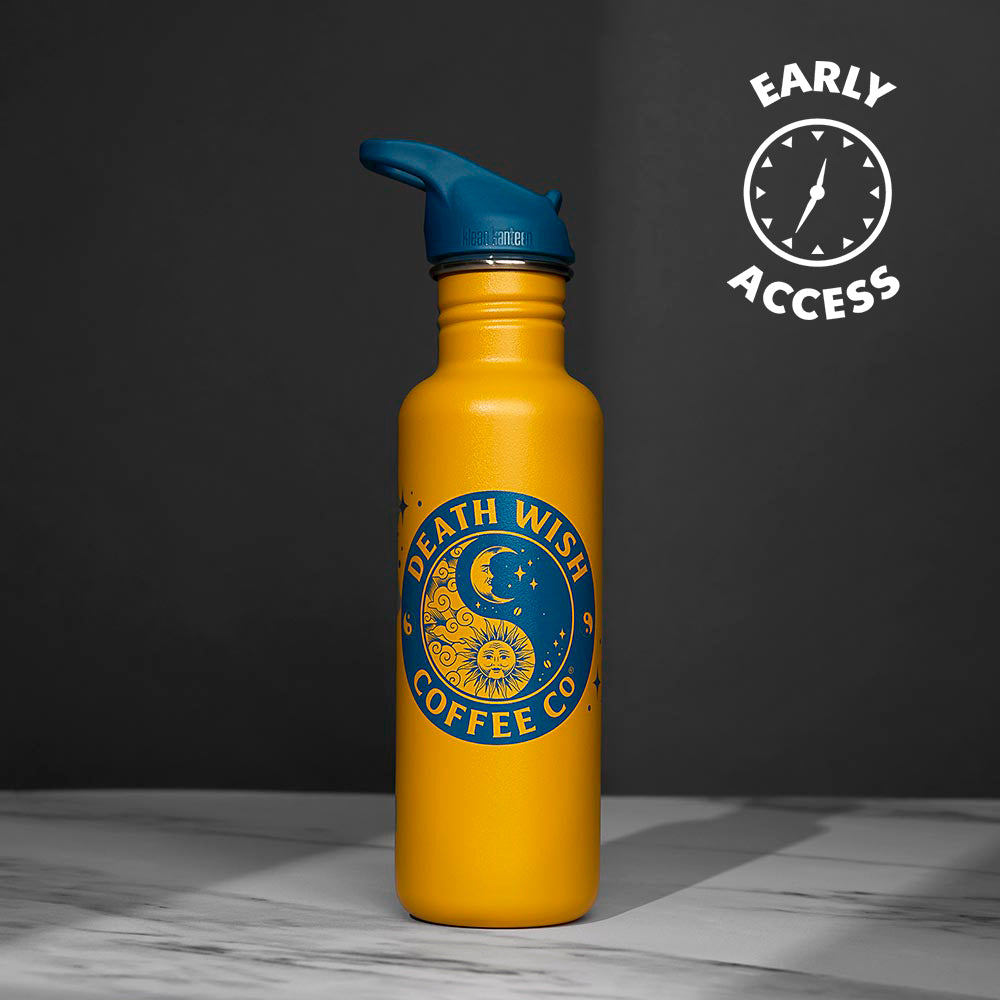 Unlock early access to the Death Wish Coffee Divine Balance Klean Kanteen.