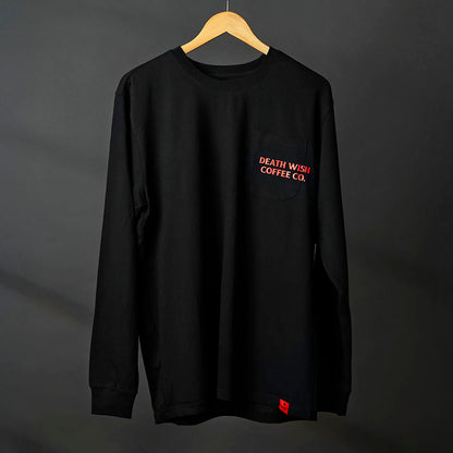 The front of the Death Wish Coffee Nothing to Hide Pocket Tee.