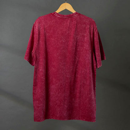 The back of the Death Wish Coffee Red The Room Tee.