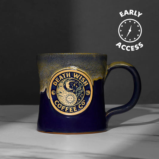Unlock early access to the Death Wish Coffee Divine Balance Mug.