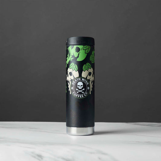 The Death Wish Coffee White Chocolate Pistachio Klean Kanteen (20oz).