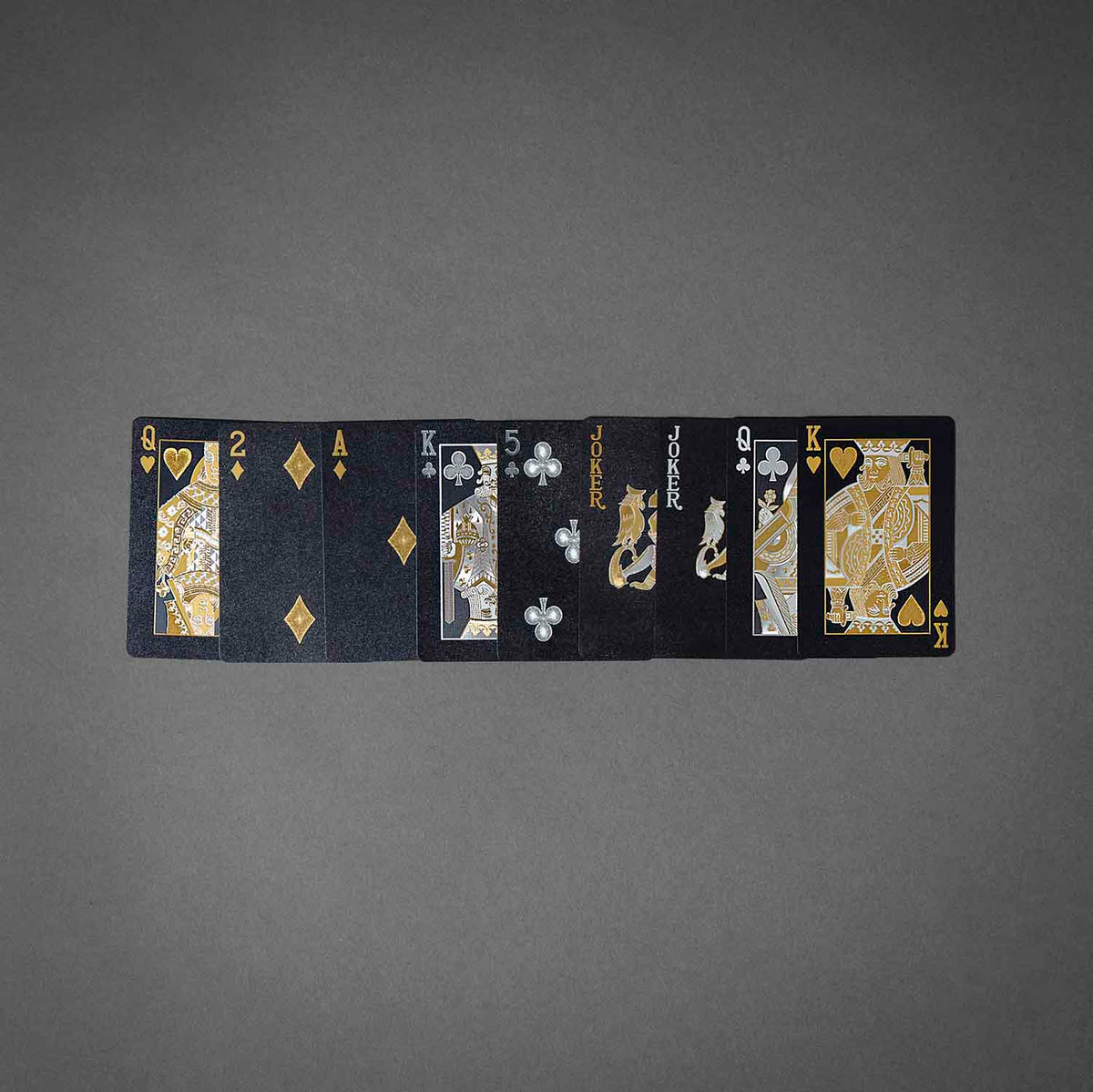 A mix of the Death Wish Coffee Odin's Deck of Destiny Playing Cards.