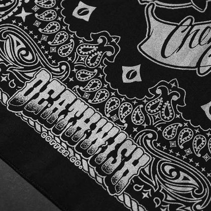 Death Wish Coffee Chemex Cowboy Bandana - Close Up.