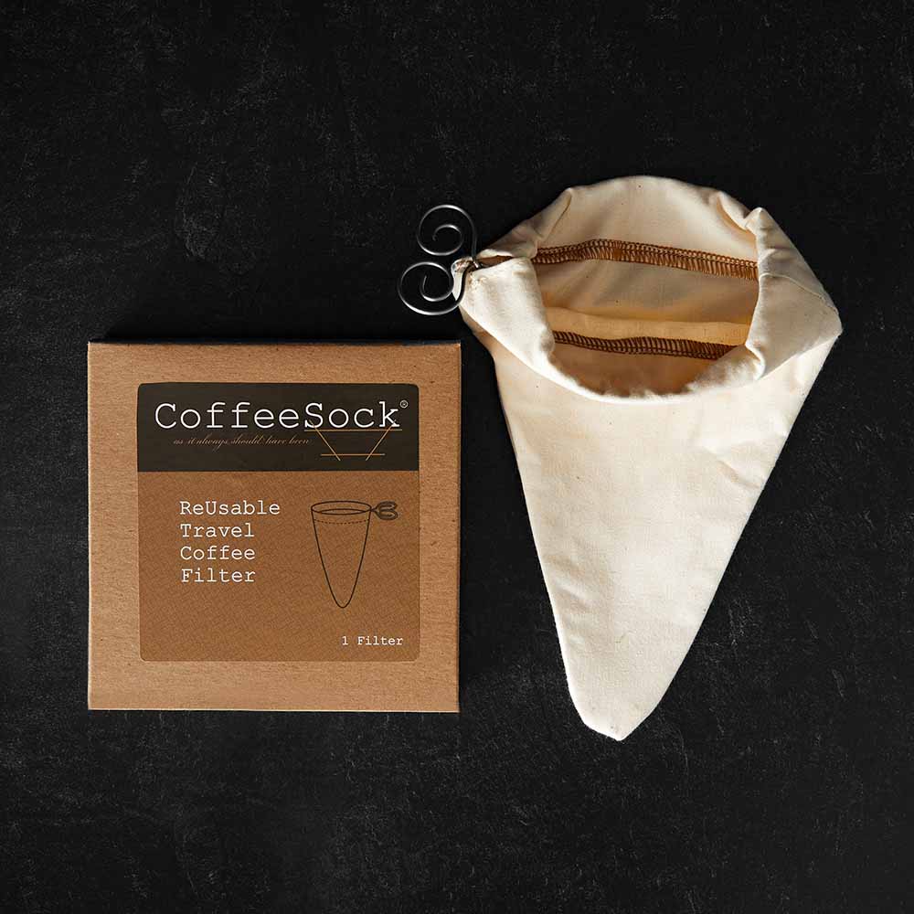 Coffee Sock Coffee Sock Reusable Travel Filter at Death Wish Coffee