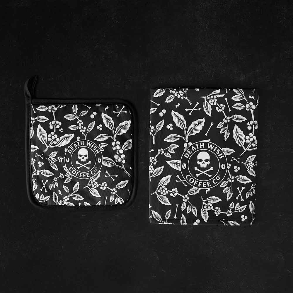 Sacred Bloom Towel and Pot Holder