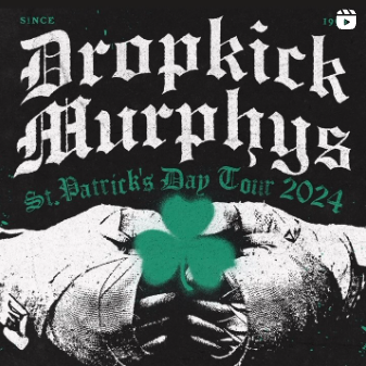 Dropkick Murphys St. Patrick's Day Celebration Tour Announcement