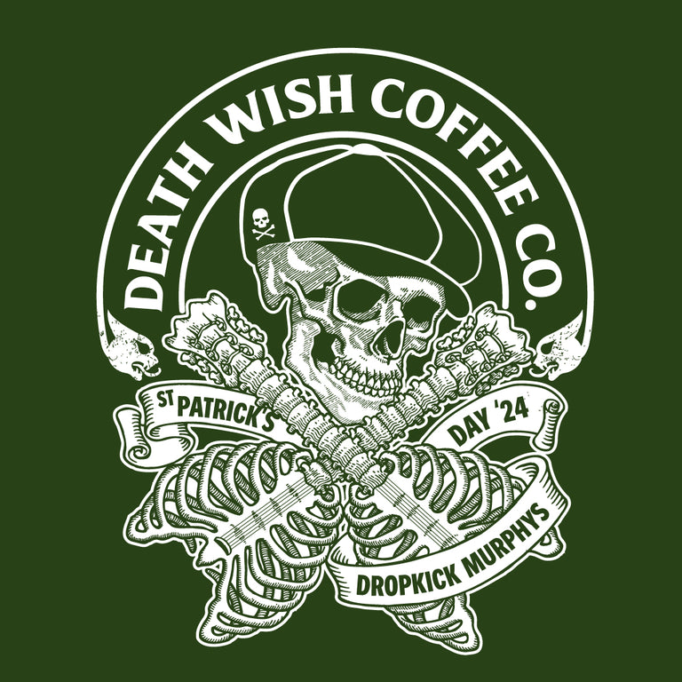 Celebrate St. Patrick's Day 2024 with Death Wish Coffee and Dropkick Murphy's latest collaboration.