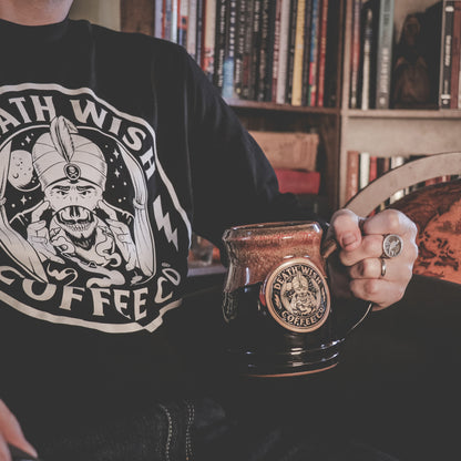 Death Wish Coffee Fortune Teller Tankard and T-Shirt