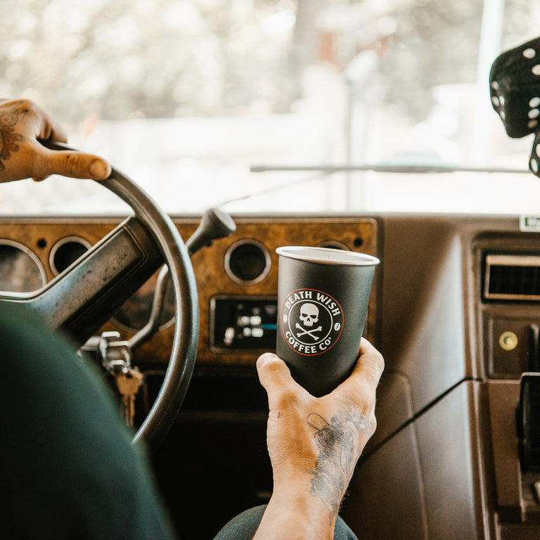 Take Death Wish Coffee on the go with you.