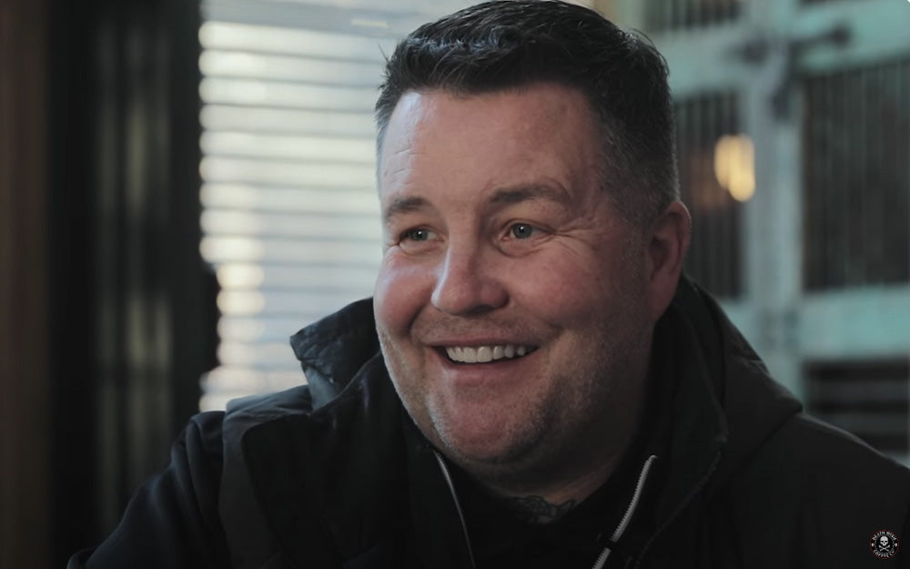 A photo from Death Wish Coffee's day in Boston with Ken Casey of Dropkick Murphys.