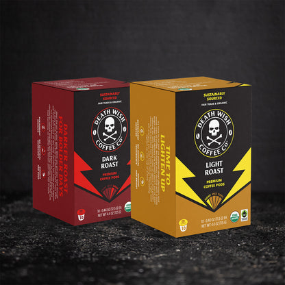 Light Roast + Dark Roast Single-Serve Pod Bundle