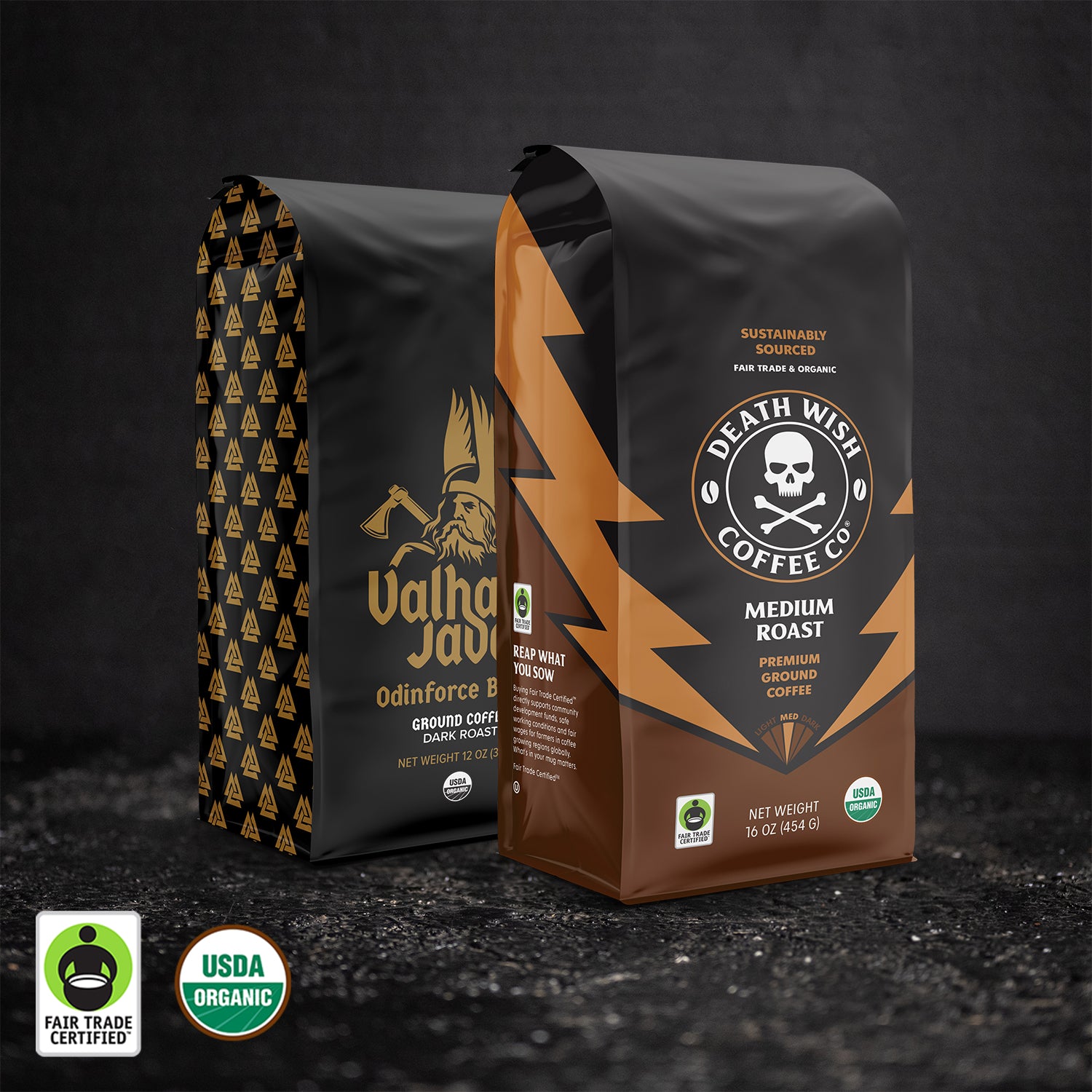 Valhalla Java Odinforce Blend Organic Coffee – Death Wish Coffee