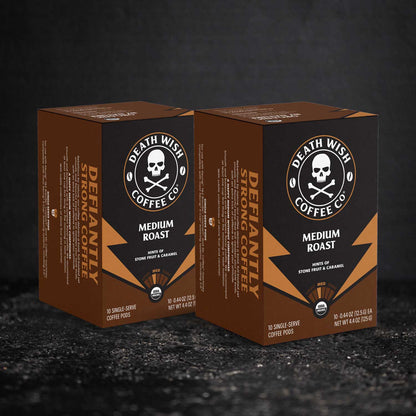 Death Wish Coffee Medium Roast Single-Serve Coffee Pods