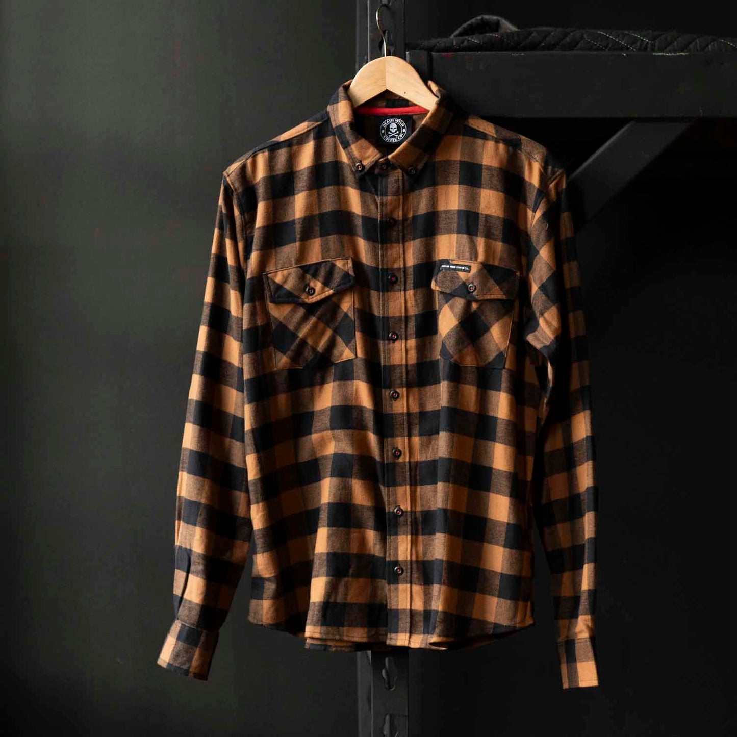 Death Wish Coffee Medium Roast Flannel - Front