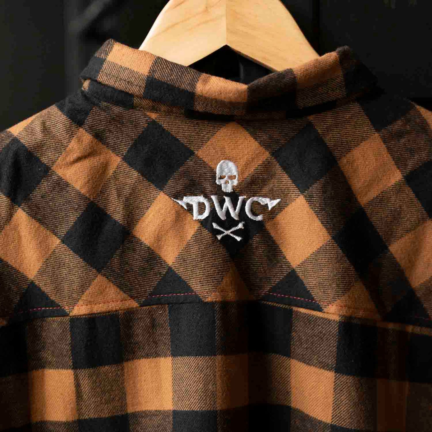 Death Wish Coffee Medium Roast Flannel - Back Detail