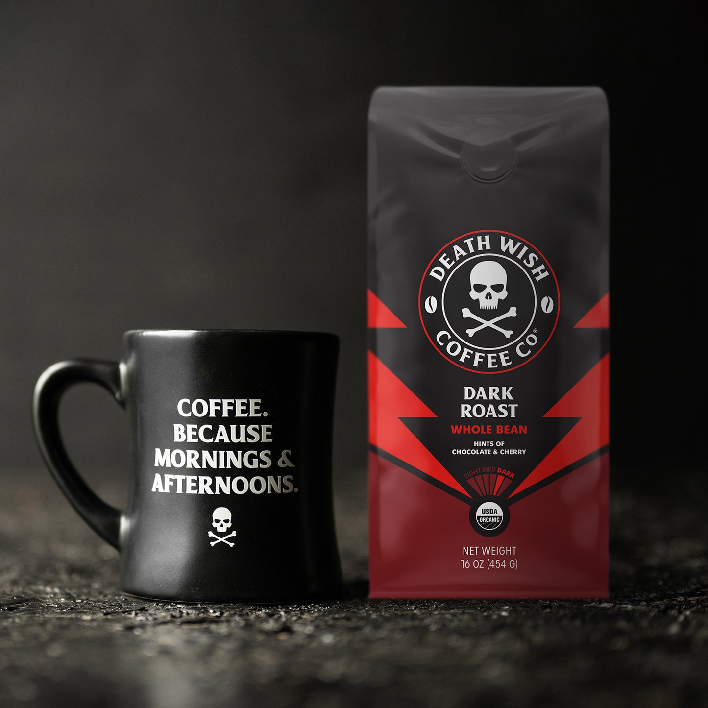 Death Wish Coffee Morning and Afternoon Whole Bean Bundle