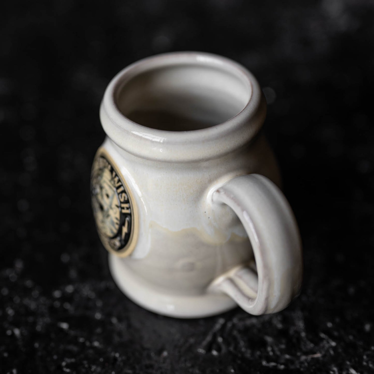 Death Wish Coffee Mummy Mug - Glaze Detail