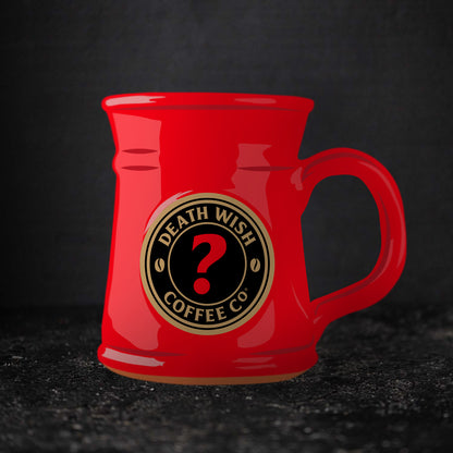 Test your luck with the Death Wish Coffee Mystery Mug.