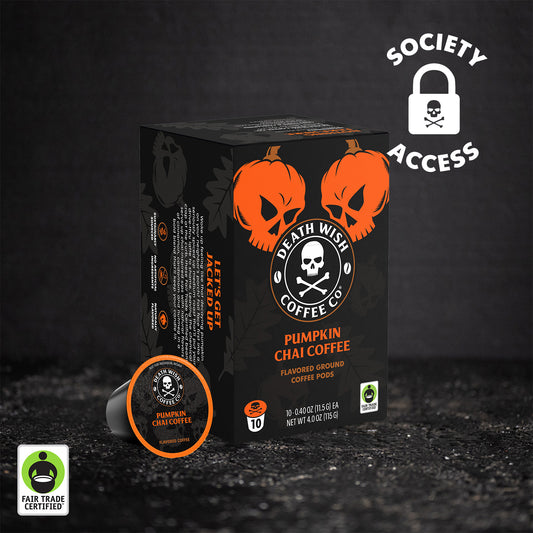 Unlock society access to Pumpkin Chai Single-Serve Pods.